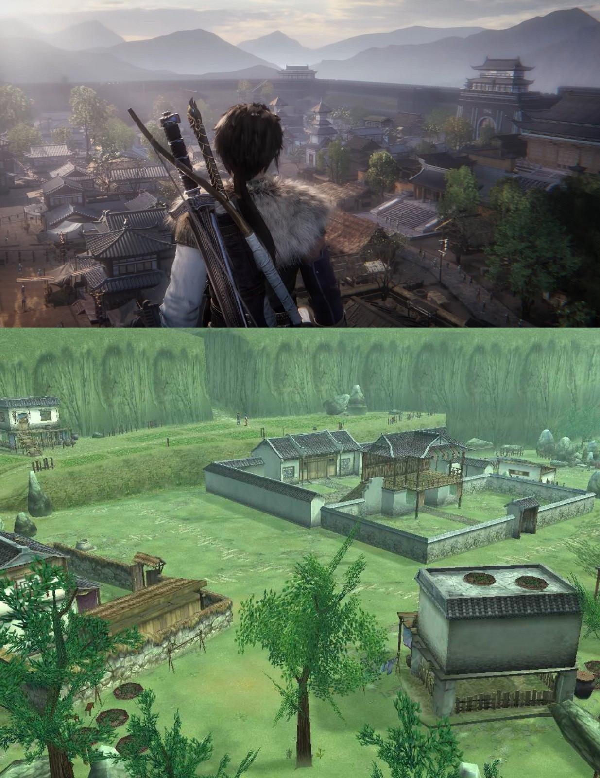 《仙劍奇俠傳四》重製版與原版對比:場景更加豐富! 《仙劍奇俠傳四》重製版與原版對比:場景更加豐富!