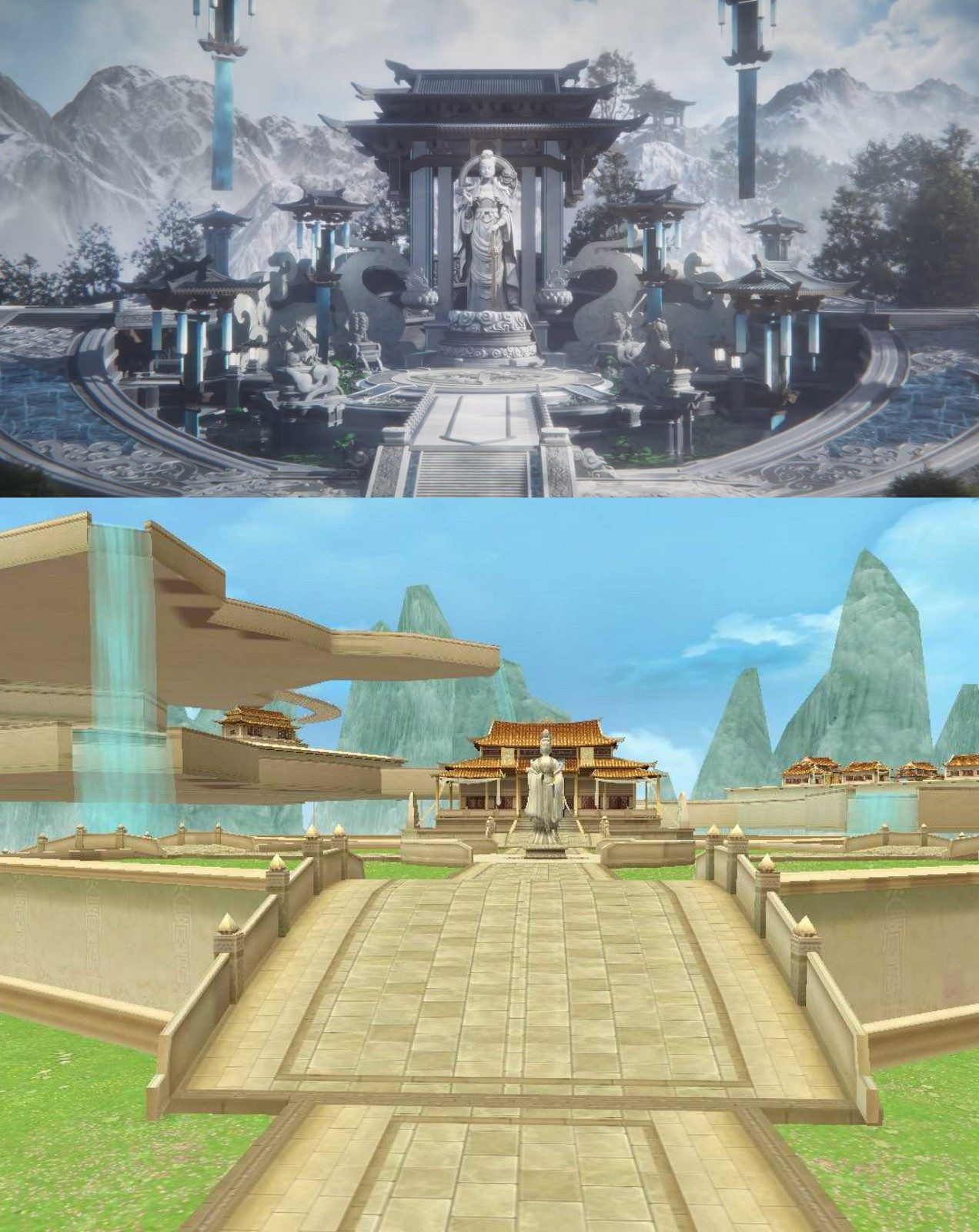 《仙劍奇俠傳四》重製版與原版對比:場景更加豐富! 《仙劍奇俠傳四》重製版與原版對比:場景更加豐富!