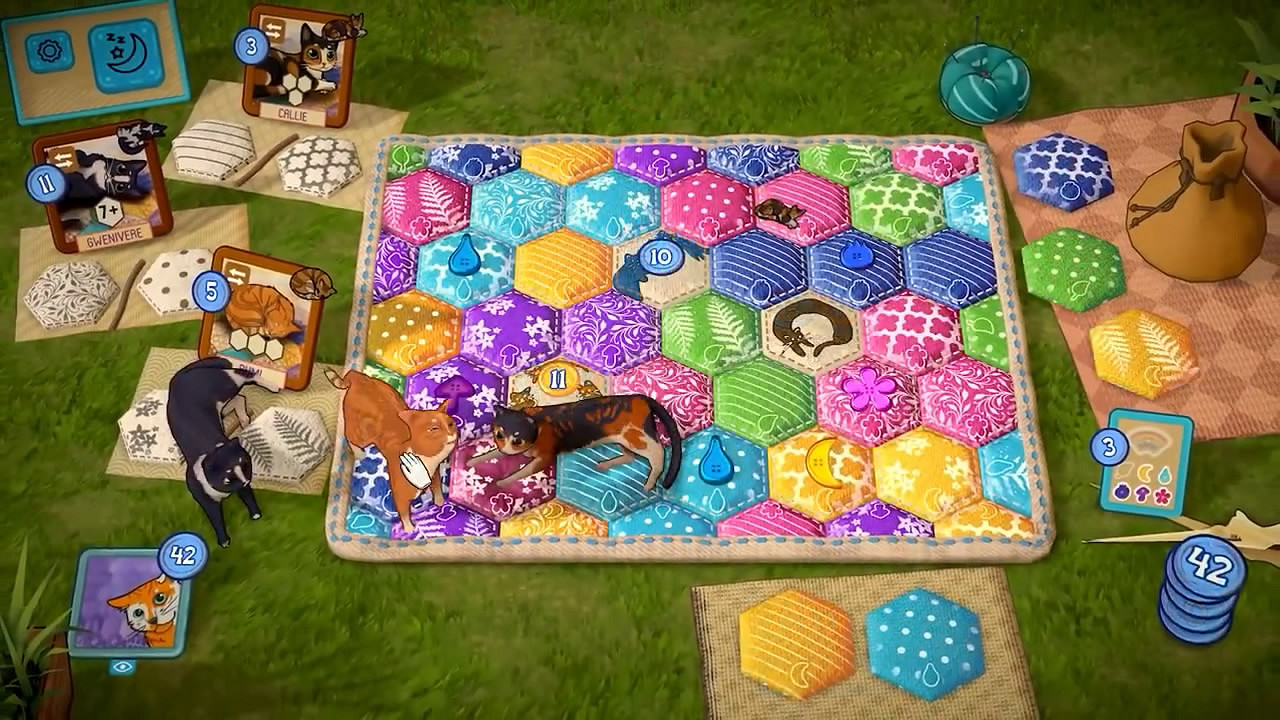 休閒益智遊戲《貓與花毯》Switch發售!宣傳片公布 休閒益智遊戲《貓與花毯》Switch發售!宣傳片公布