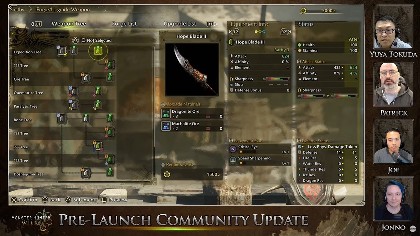 《魔物獵人荒野》更新直播逐句分析！片手不再是人下人