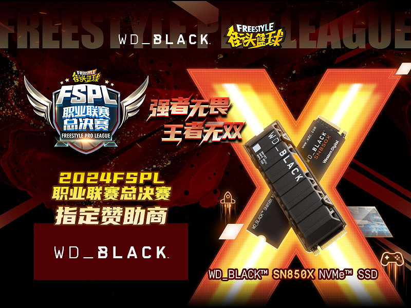 WD_BLACK硬核助力2024FSPL職業聯賽總決賽 WD_BLACK硬核助力2024FSPL職業聯賽總決賽