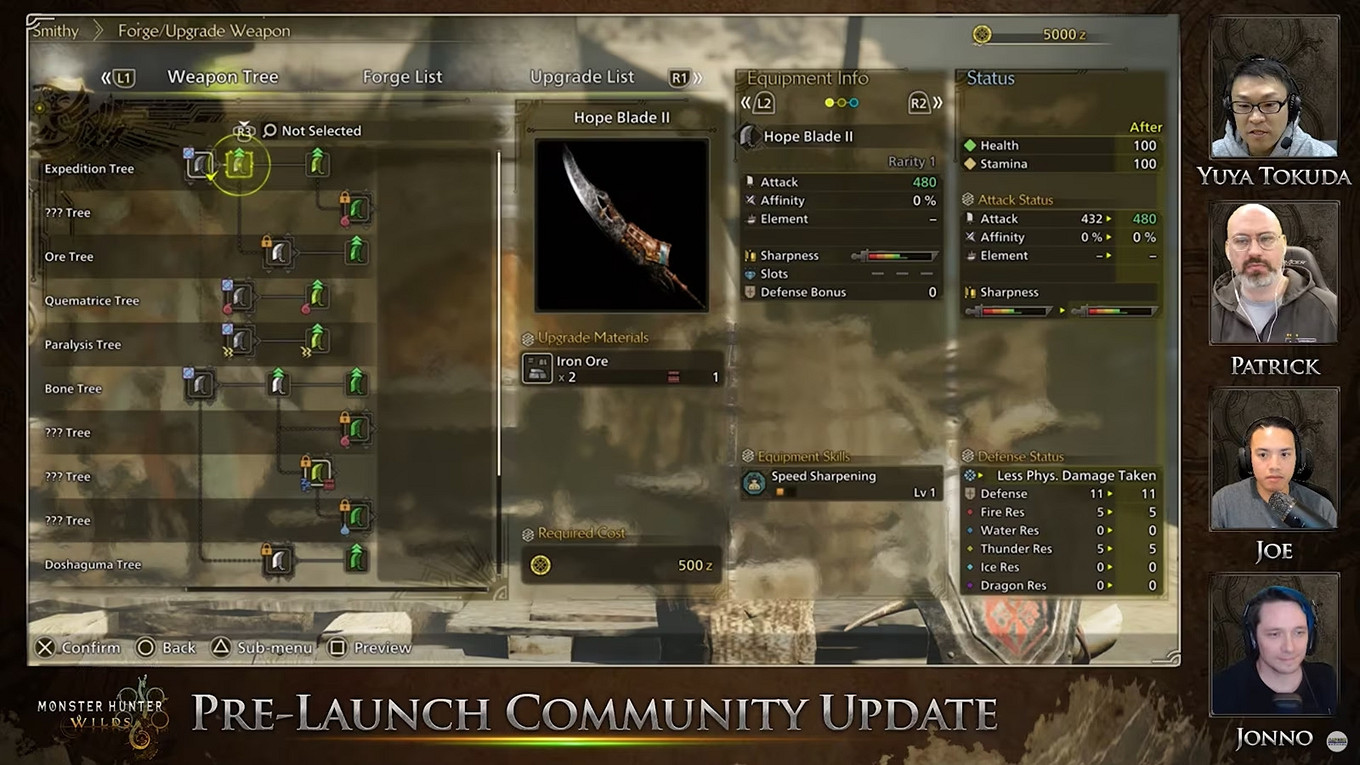 《魔物獵人荒野》更新直播逐句分析！片手不再是人下人