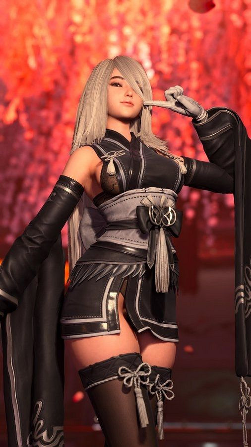 《劍星》拍照模式：蕾絲衣+聖誕服裝讓角色的身材更加完美