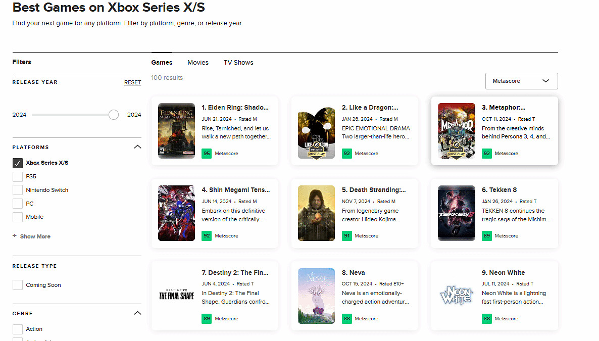 M站評選年度最佳Xbox遊戲:《黃金樹幽影》奪第一! M站評選年度最佳Xbox遊戲:《黃金樹幽影》奪第一!