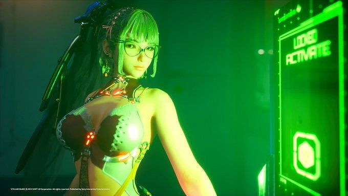 《劍星》拍照模式：蕾絲衣+聖誕服裝讓角色的身材更加完美