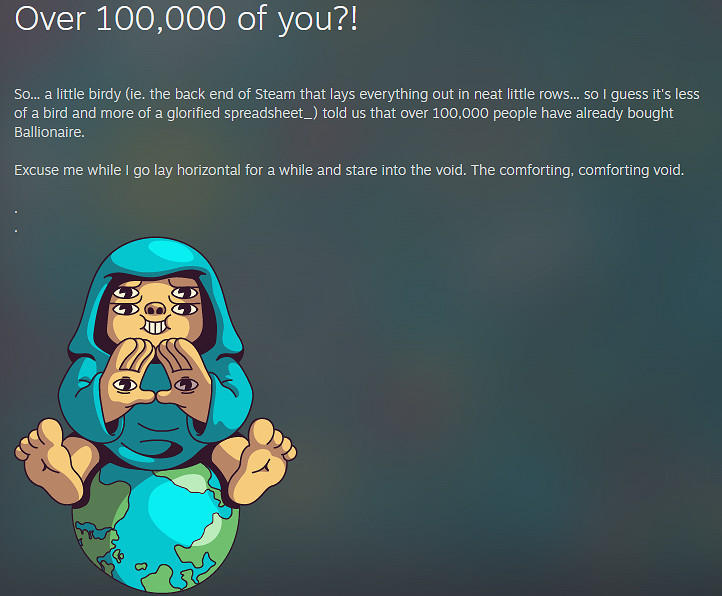 《彈球億萬富翁》銷量突破10萬份!Steam為特別好評 《彈球億萬富翁》銷量突破10萬份!Steam為特別好評