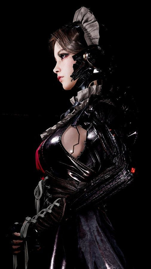 《劍星》拍照模式：蕾絲衣+聖誕服裝讓角色的身材更加完美