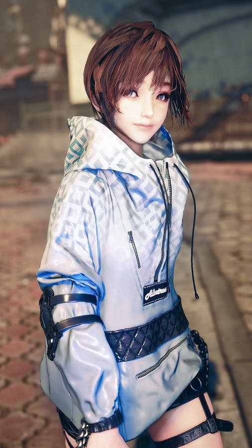 《劍星》拍照模式：蕾絲衣+聖誕服裝讓角色的身材更加完美