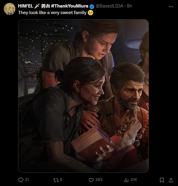 頑皮狗聖誕賀圖再引怒火!美末三主角看起來像一家人? 頑皮狗聖誕賀圖再引怒火!美末三主角看起來像一家人?