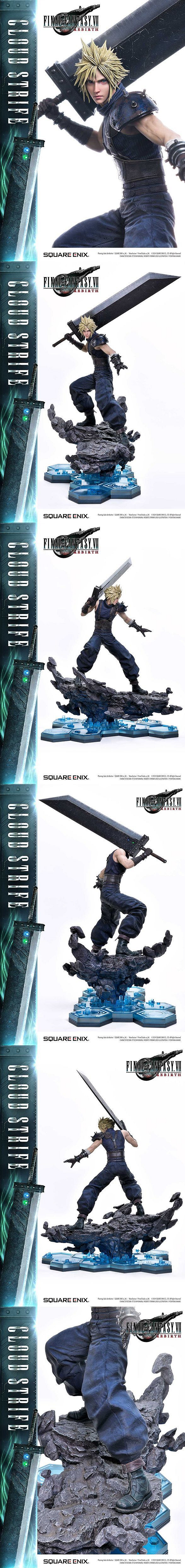 《FF7重生》克勞德 薩菲羅斯1/4雕像預定開啟! 《FF7重生》克勞德 薩菲羅斯1/4雕像預定開啟!