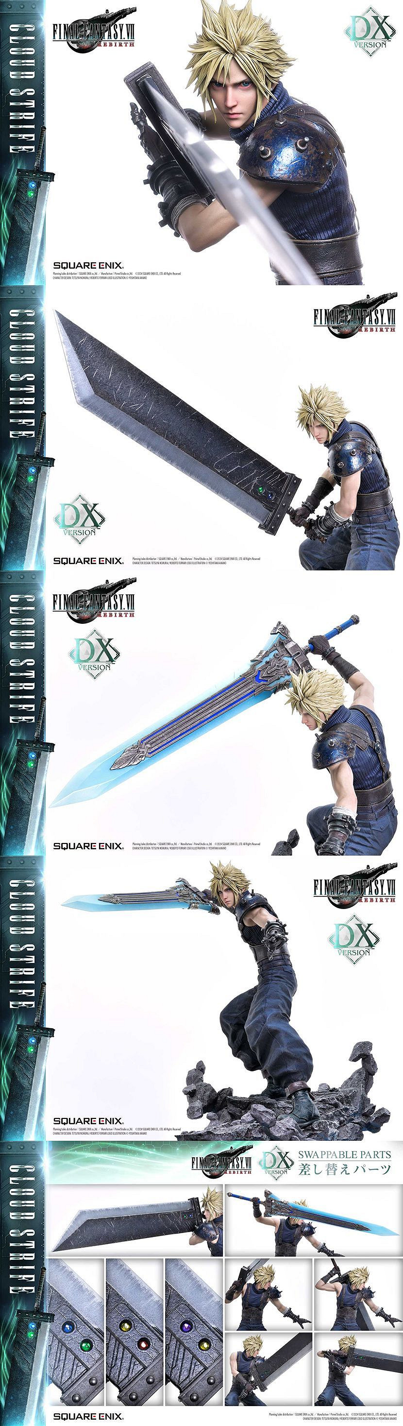 《FF7重生》克勞德 薩菲羅斯1/4雕像預定開啟! 《FF7重生》克勞德 薩菲羅斯1/4雕像預定開啟!