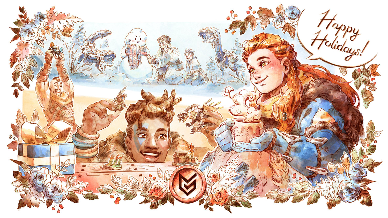 各遊戲開發商聖誕賀圖不完全匯總:滿滿的節日氣息! 各遊戲開發商聖誕賀圖不完全匯總:滿滿的節日氣息!