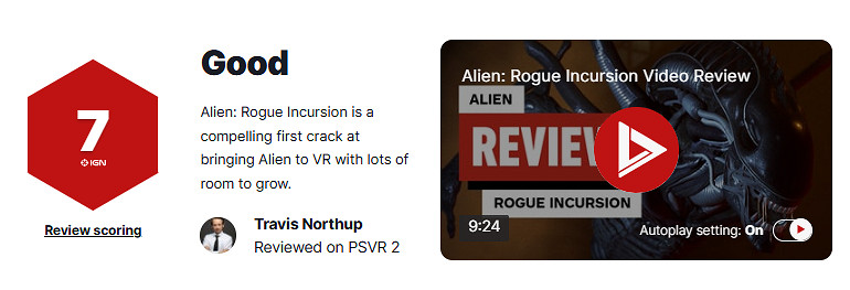 《異形:外來入侵》IGN 7分:大膽的嘗試 潛力巨大! 《異形:外來入侵》IGN 7分:大膽的嘗試 潛力巨大!