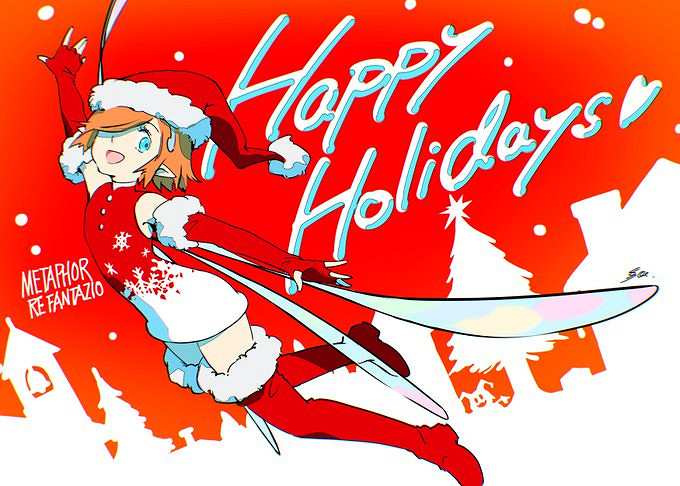 ATLUS分享《暗喻幻想》聖誕賀圖:加莉卡俏皮可愛! ATLUS分享《暗喻幻想》聖誕賀圖:加莉卡俏皮可愛!