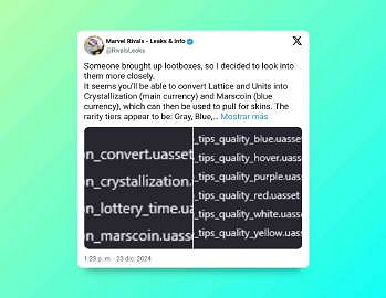 外網社交平台爆料《漫威爭鋒》未實裝戰利品箱系統