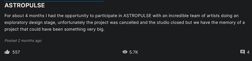 傳前華人“風暴之子”工作室關閉 科幻新作《星脈》已取消 傳前華人“風暴之子”工作室關閉 科幻新作《星脈》已取消