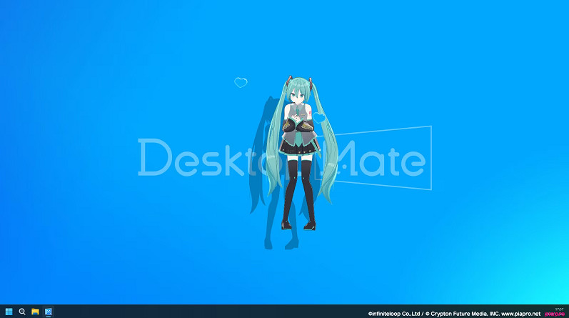 3D桌寵《Desktop Mate》免費上線 首個DLC初音未來亮相 3D桌寵《Desktop Mate》免費上線 首個DLC初音未來亮相
