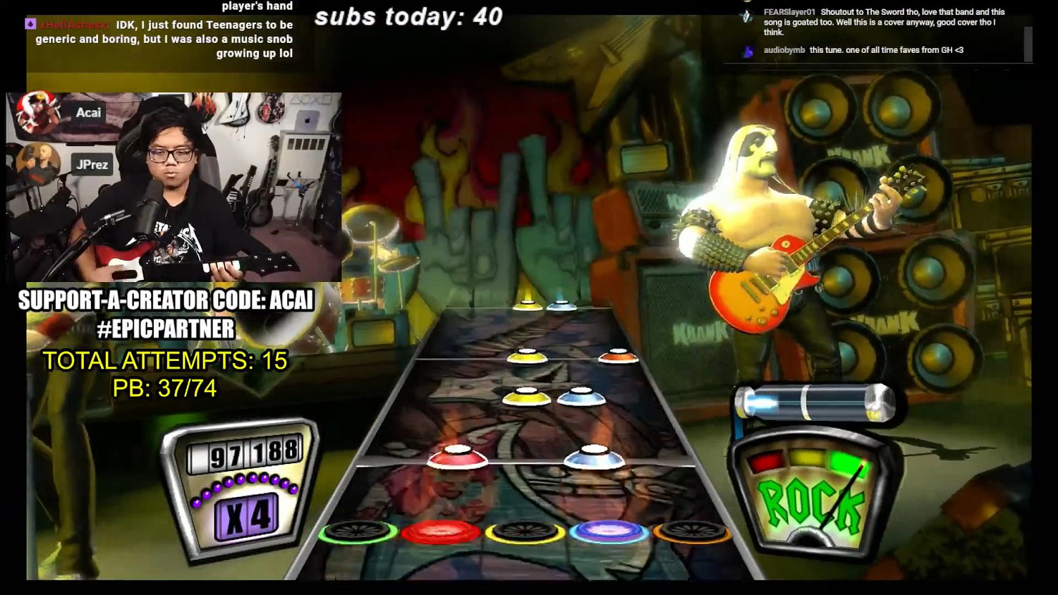 《吉他英雄2》玩家挑戰74曲無誤 8小時奮戰創紀錄 《吉他英雄2》玩家挑戰74曲無誤 8小時奮戰創紀錄