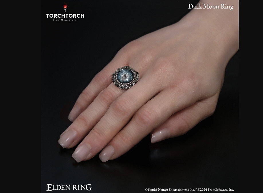 《艾爾登法環》暗月指環實物版曝光 細節精致完美還原