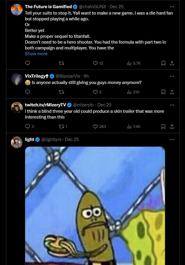 缺乏新內容引不滿 《Apex英雄》聖誕節期間日活最低不足4萬人 缺乏新內容引不滿 《Apex英雄》聖誕節期間日活最低不足4萬人