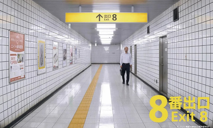 《8號出口》真人電影首支預告推出 真人大叔對著你笑