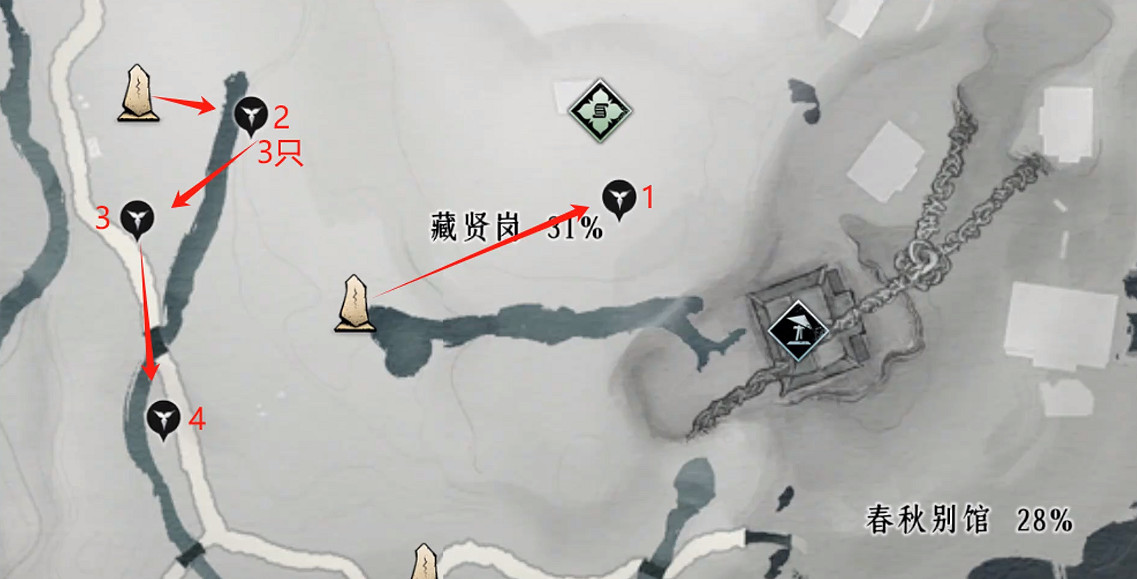 《燕雲十六聲》全奇珍收集路線圖 《燕雲十六聲》全奇珍收集路線圖