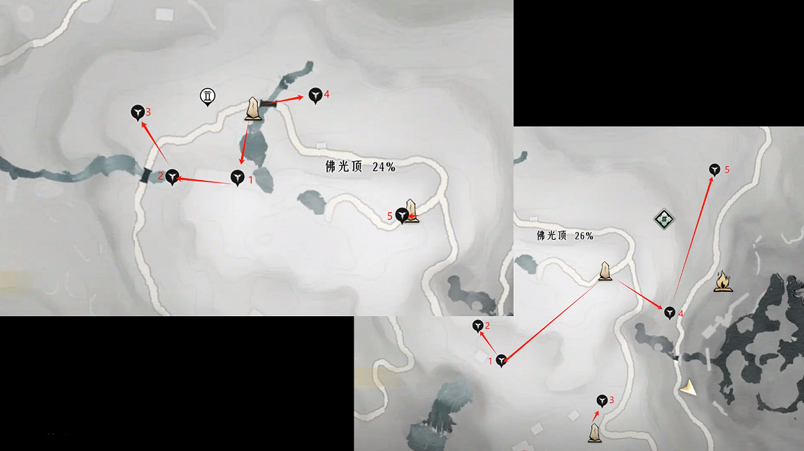 《燕雲十六聲》全奇珍收集路線圖 《燕雲十六聲》全奇珍收集路線圖