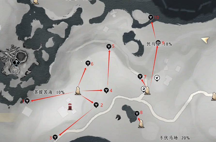 《燕雲十六聲》全奇珍收集路線圖 《燕雲十六聲》全奇珍收集路線圖