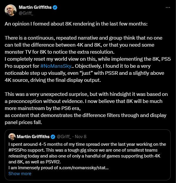 《無人深空》開發者花費數月開發PS5 Pro版支援後 表示自己的世界觀都被重置