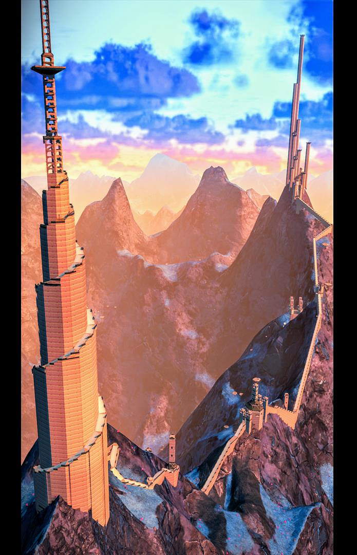 再現奇觀 《無人深空》玩家花費8000個模塊建出“長城” 再現奇觀 《無人深空》玩家花費8000個模塊建出“長城”