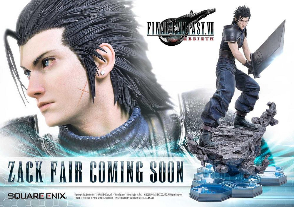 《最終幻想7重生》克勞德與薩菲羅斯豪華模型正式預購