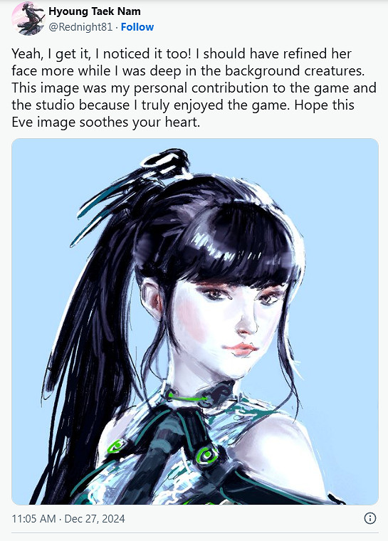 滑跪最快的一次！頑皮狗設計師重畫劍星女主 獲網友好評