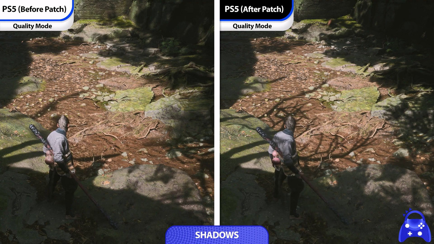 《黑神話》PS5更新前後對比:畫面表現進一步提升! 《黑神話》PS5更新前後對比:畫面表現進一步提升!