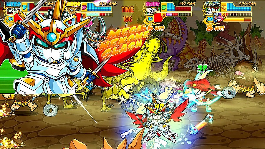 快節奏街機亂鬥遊戲《柔術小隊》街機版新角色忍者貓 快節奏街機亂鬥遊戲《柔術小隊》街機版新角色忍者貓