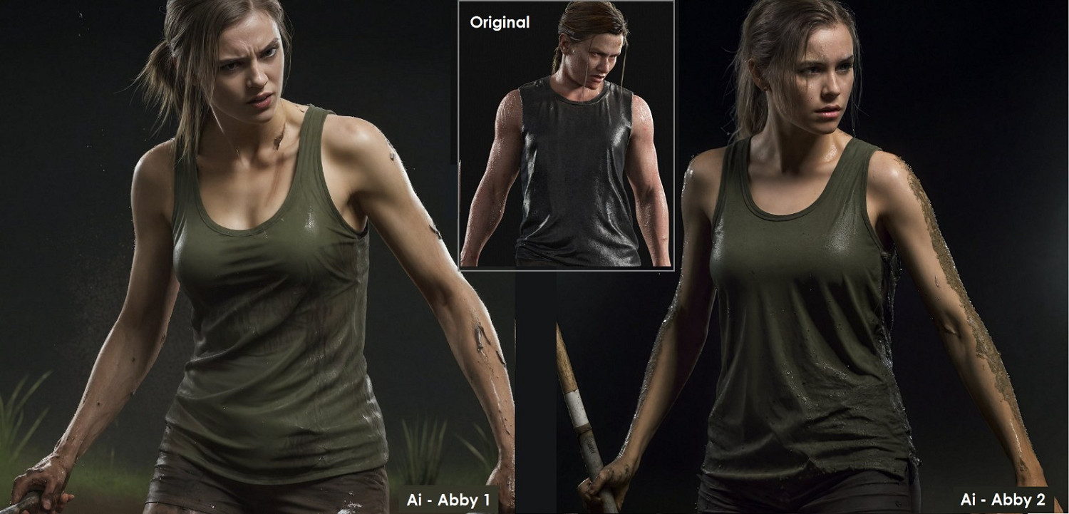 粉絲辛辣嘲諷 頑皮狗版的勞拉可能長這樣 粉絲辛辣嘲諷 頑皮狗版的勞拉可能長這樣