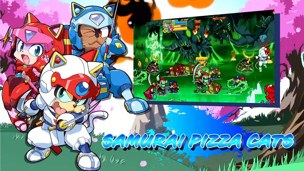 快節奏街機亂鬥遊戲《柔術小隊》街機版新角色忍者貓 快節奏街機亂鬥遊戲《柔術小隊》街機版新角色忍者貓