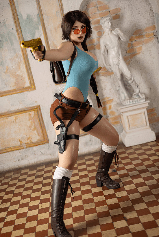 國外辣妹COS《古墓奇兵》勞拉 飽滿大雷、性感肉腿! 國外辣妹COS《古墓奇兵》勞拉 飽滿大雷、性感肉腿!