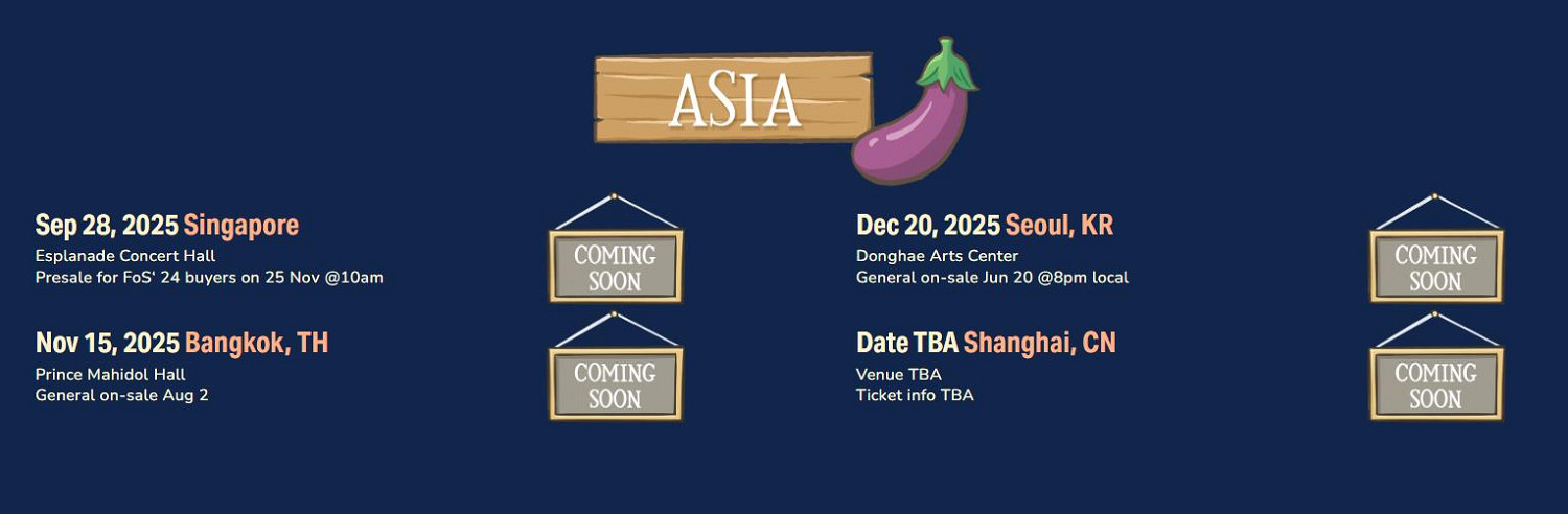 《星露谷物語》官方宣傳新全球音樂巡演 包含中國上海站 《星露谷物語》官方宣傳新全球音樂巡演 包含中國上海站