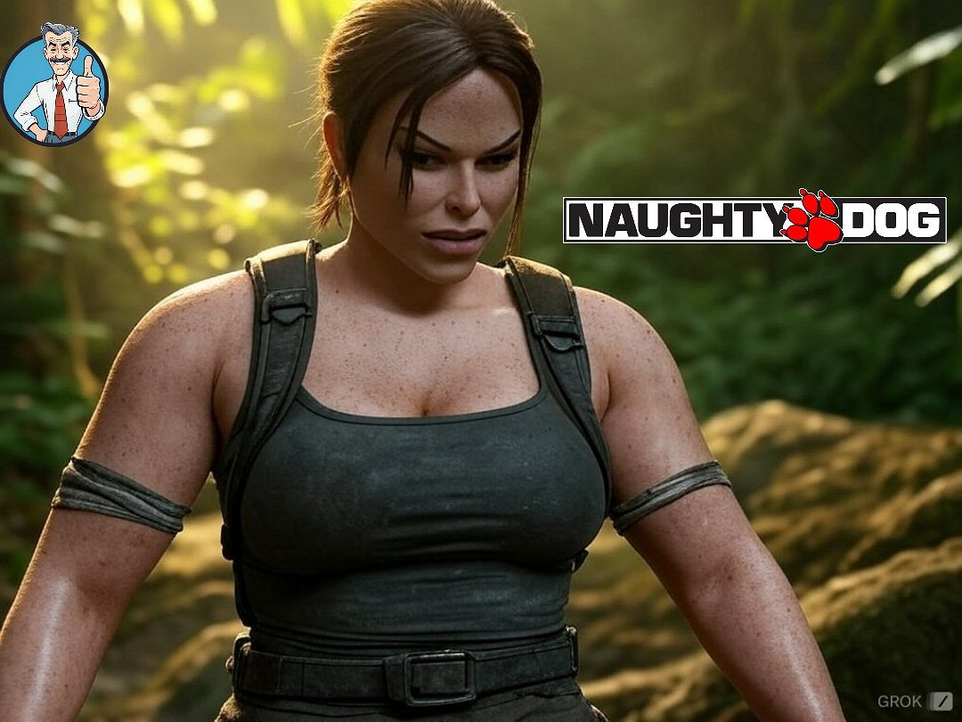 粉絲辛辣嘲諷 頑皮狗版的勞拉可能長這樣 粉絲辛辣嘲諷 頑皮狗版的勞拉可能長這樣