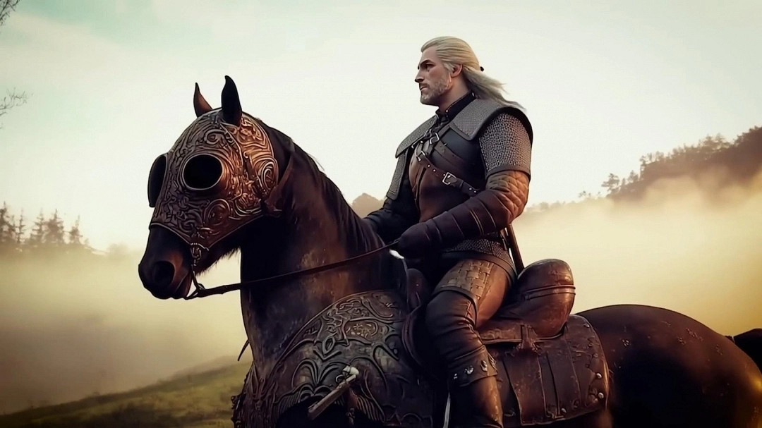 AI打造《巫師3》80年代風格電影片段 比網飛劇還棒