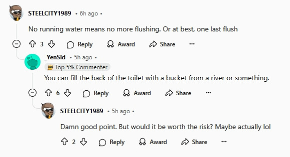 《最後生還者》細節專精!廁所還有沒用完的衛生紙! 《最後生還者》細節專精!廁所還有沒用完的衛生紙!