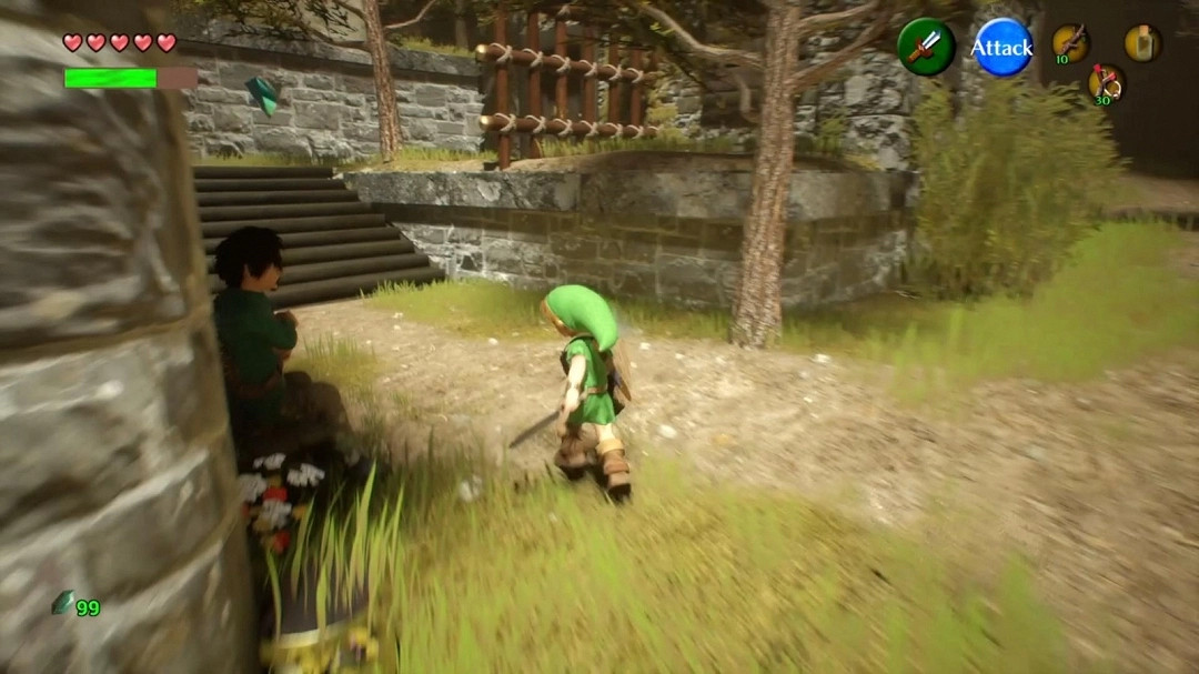 虛幻5.5重製《薩爾達:時之笛》新展示 畫面一流 虛幻5.5重製《薩爾達:時之笛》新展示 畫面一流