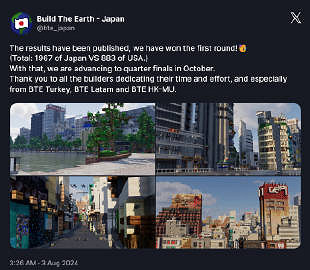 外國玩家展開項目在《當個創世神麥塊》中1:1還原地球 外國玩家展開項目在《當個創世神麥塊》中1:1還原地球