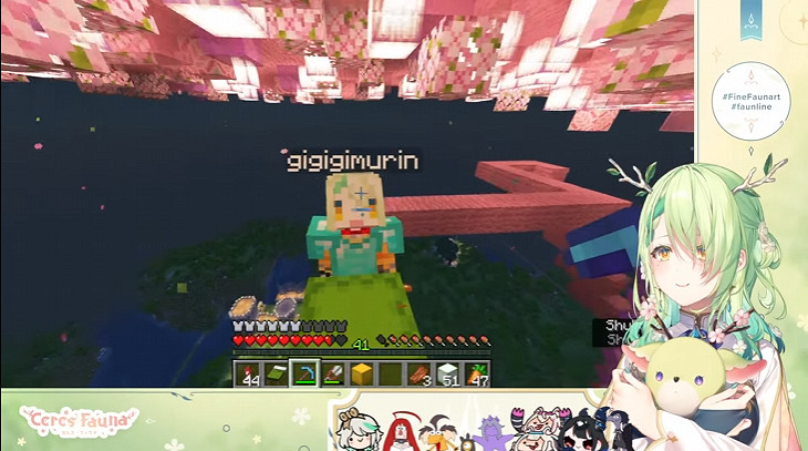 hololive《Minecraft》世界樹終於完成 共耗時665天 hololive《Minecraft》世界樹終於完成 共耗時665天