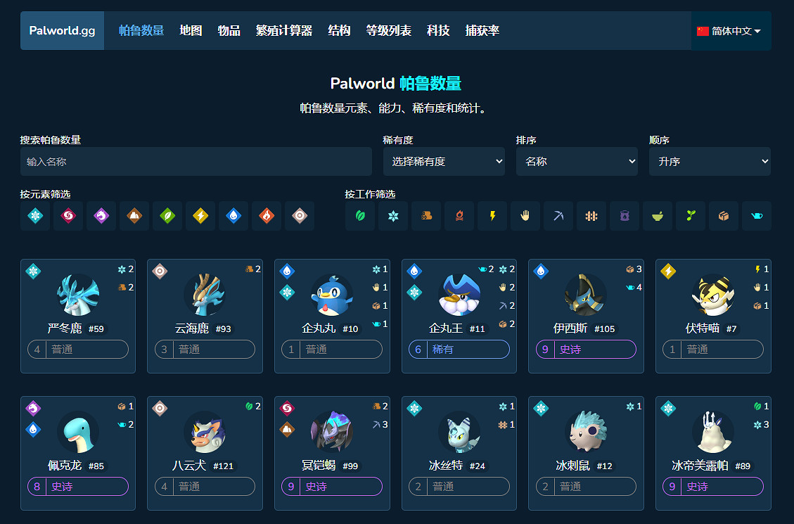 《幻獸帕魯》合成公式網站地址入口分享