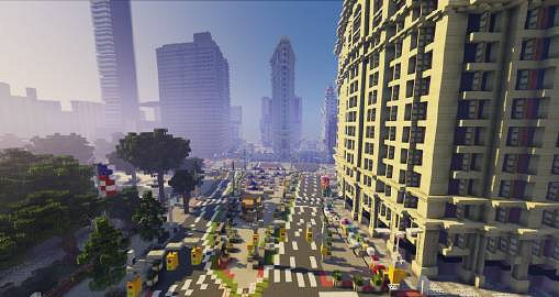 外國玩家展開項目在《當個創世神麥塊》中1:1還原地球 外國玩家展開項目在《當個創世神麥塊》中1:1還原地球