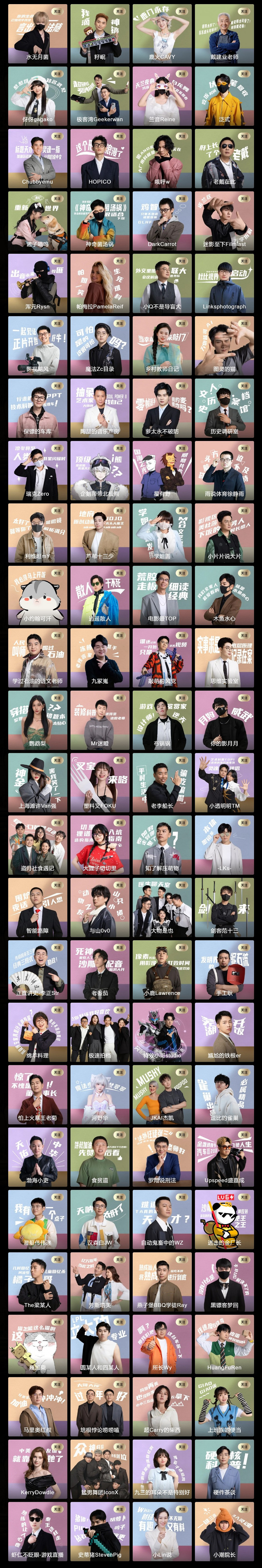 B站2024年百大UP主正式公布 你關注了幾個? B站2024年百大UP主正式公布 你關注了幾個?