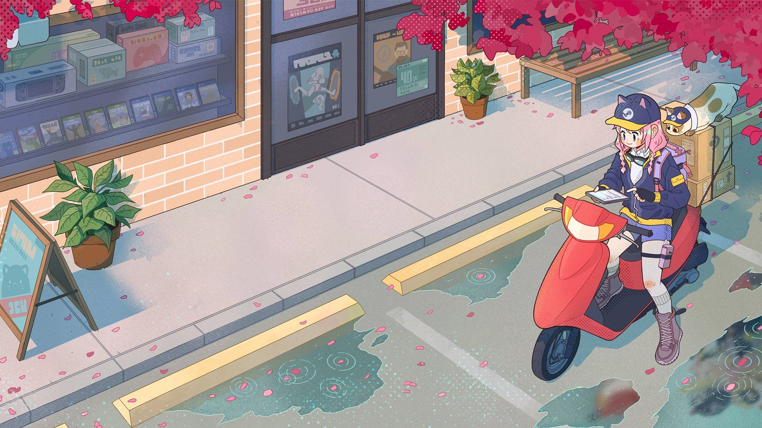 2024年Steam四季促銷視覺圖公開:快遞少女超可愛! 2024年Steam四季促銷視覺圖公開:快遞少女超可愛!