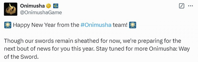 《鬼武者:劍之道》團隊:即將揭曉新情報 2026年上線 《鬼武者:劍之道》團隊:即將揭曉新情報 2026年上線