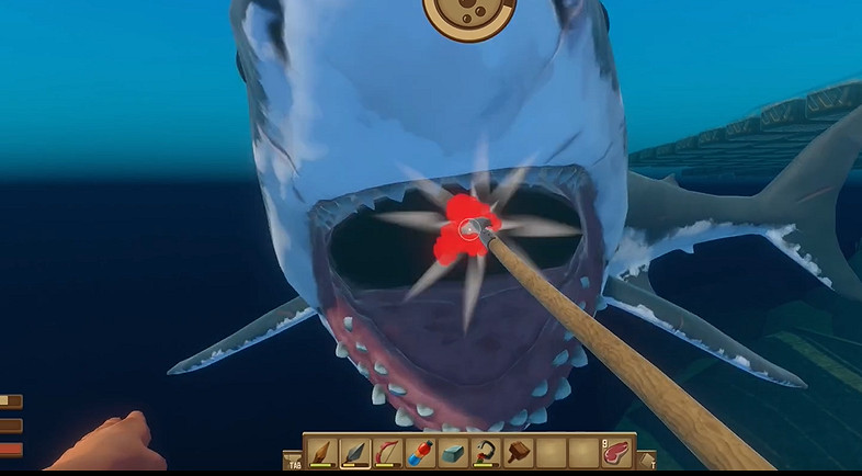 《木筏求生》無傷鯊魚方法介紹